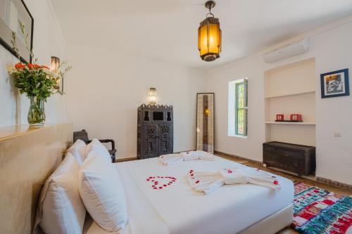 Katil atau katil-katil dalam bilik di Villa Dar 55 - Berber House