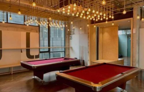 Biliár nebo kulečník v ubytování B & B Cozy Duplex Tamarind Square Cyberjaya