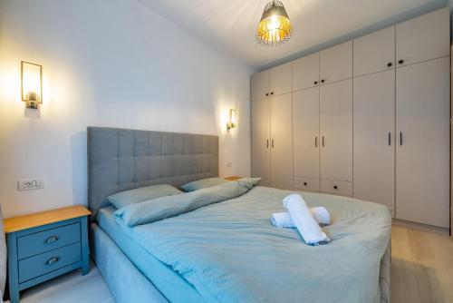 Postel nebo postele na pokoji v ubytování B-House Adora Park