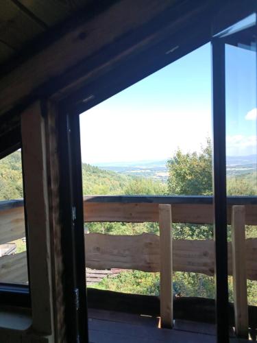 a view from the window of a room with a view at Enklawa w Porębie in Długopole-Zdrój