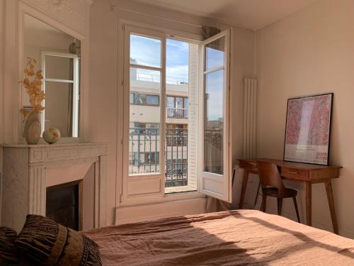 Parisian apartment with balcony