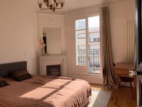 Parisian apartment with balcony