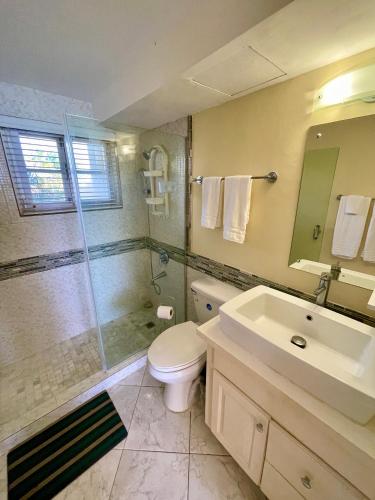Bilik mandi di Luxury Guesthouse And Rooms The Lagoons