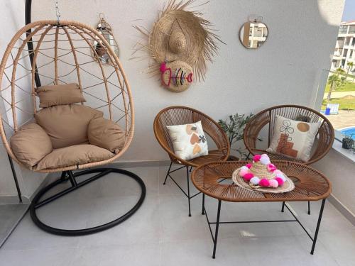 Posezení v ubytování Mirador 3 khdj