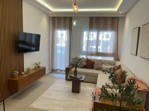 TV a/nebo společenská místnost v ubytování Mirador 3 khdj