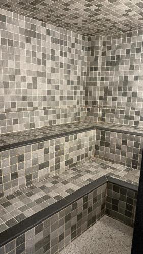 Ένα μπάνιο στο Vivencie Studio luxuoso no centro próximo ao Metrô Carioca