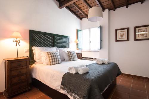Cama o camas de una habitación en Casa do Lagar