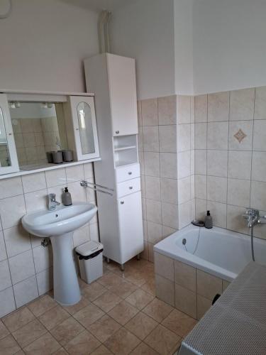 Ένα μπάνιο στο Apartma LONČAR