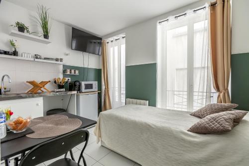 Studio Paradis Vert Gare du Nord