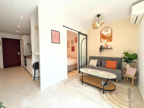 Appartement bohème-chic à Giens, plages à pied