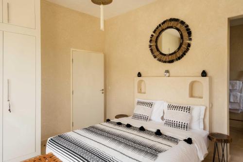 Cama o camas de una habitación en Villa Cactuswell