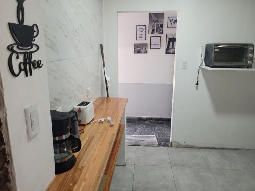 Η κουζίνα ή μικρή κουζίνα στο Quinta El Tadan