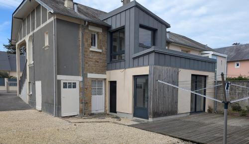 a house that is being remodeled at Villa de 1926, plage de sable fin à 200m, proche commerces in Jullouville-les-Pins