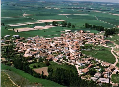 Letecký snímek ubytování Casa Fuente del Val