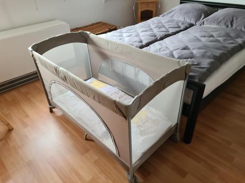 Letto o letti in una camera di Ferienwohnung Evas Paradies
