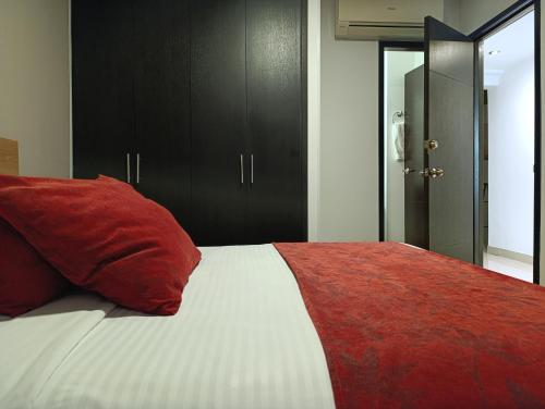 Cama o camas de una habitación en Hotel Volare