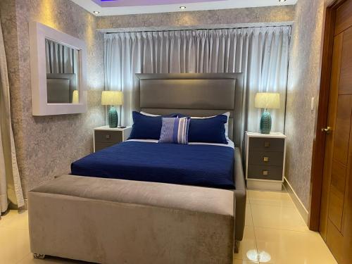 Кровать или кровати в номере Exclusivo en el centro de la ciudad