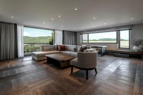 Posezení v ubytování Kensington Resort Gyeongju