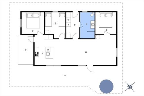 a house for a familyfirst floor plan at LF143-Vestervig-Gunhildsvej-43 in Vestervig