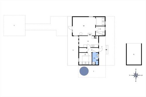 a house with a viewfloor plan at LF14163-Roslev-Kybehuse-3 in Roslev