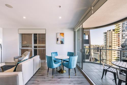 Khu vực ghế ngồi tại Art House Apartments by CLLIX