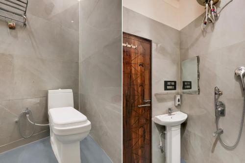 Ένα μπάνιο στο Hotel O JC Luxury Hotel