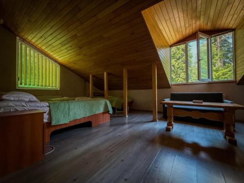Postel nebo postele na pokoji v ubytování Nunisi Forest Hotel & SPA