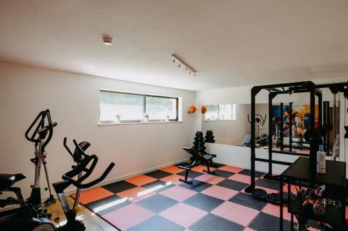 Fitness centrum a/nebo fitness zařízení v ubytování Burgenland Hideaway