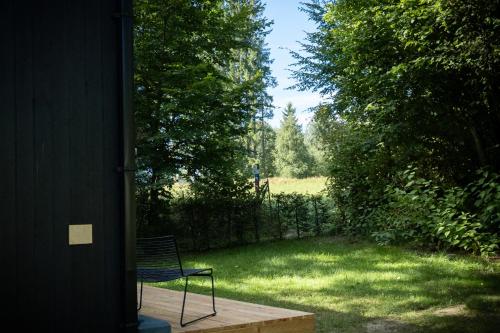 Naturkabine für Entdecker & Remote Workにある庭