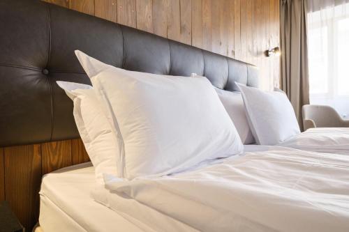 Postel nebo postele na pokoji v ubytování Hotel Razlog