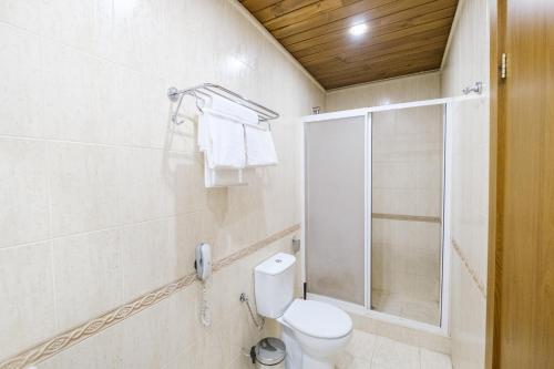 Koupelna v ubytování Hotel Razlog