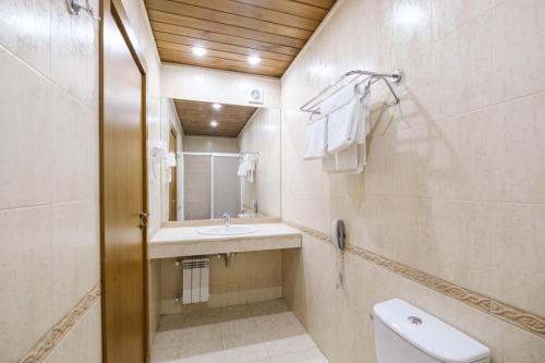 Koupelna v ubytování Hotel Razlog