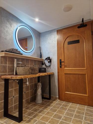 Koupelna v ubytování Apartmány Aurelius