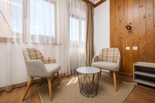 Posezení v ubytování Hotel Razlog