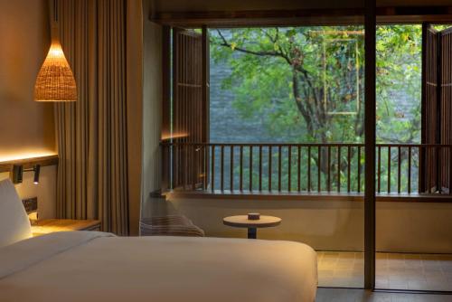 YUANLI HOTELにあるベッド