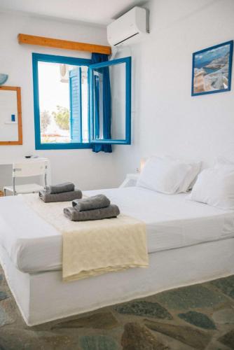Lagada Beach Hotelにあるベッド