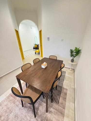 Posezení v ubytování Roomah Kuning