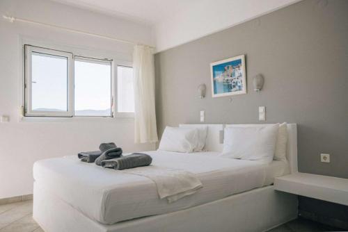 Lagada Beach Hotelにあるベッド