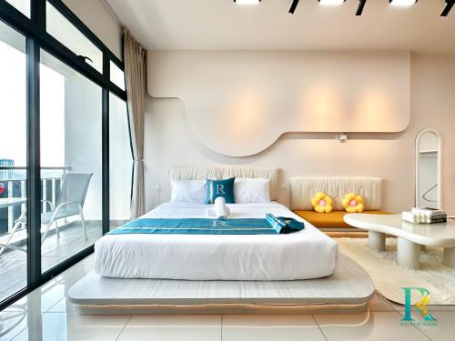 Katil atau katil-katil dalam bilik di KSL Residence 2 by RR JBcity