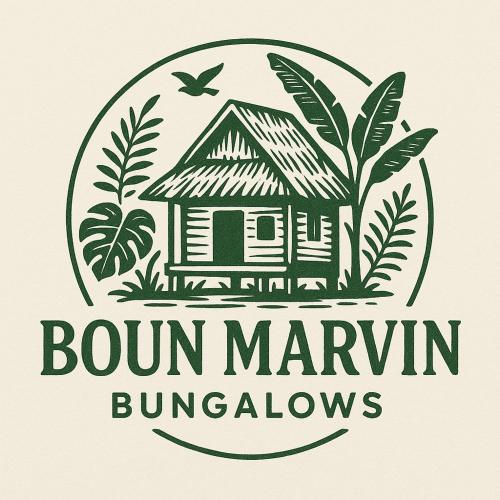 a logo for bon marlin bungalows at BMB Boun Marvin Payham Bungalows in Ko Phayam