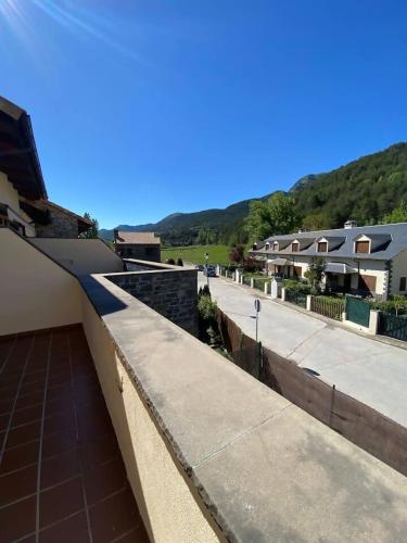 a view from the roof of a house at Coqueto apartamento dúplex - Portal de Ordesa in Fiscal