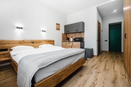 Postel nebo postele na pokoji v ubytování T7 Aparthotel