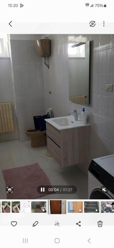 Koupelna v ubytování Casa Richiusa Calogero