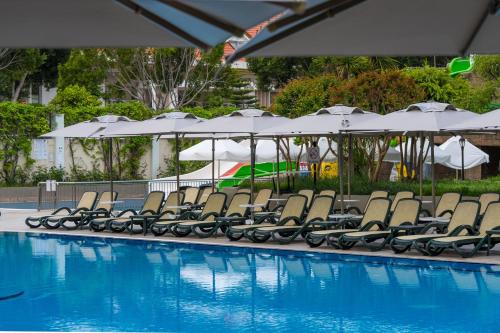 Piscina di Side Breeze Hotel o nelle vicinanze