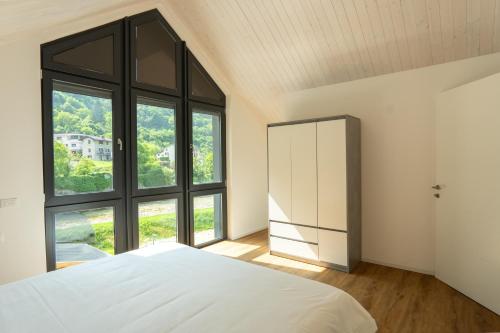 Postel nebo postele na pokoji v ubytování Chalet con Spa Privata