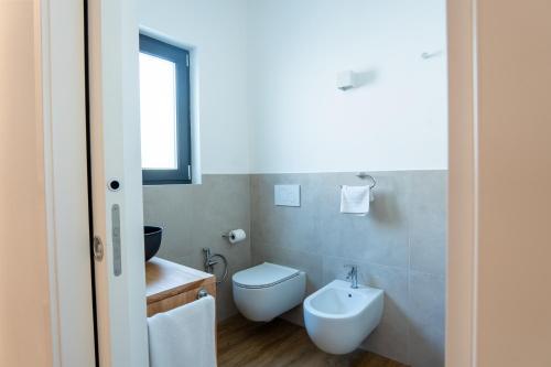 Koupelna v ubytování Chalet con Spa Privata