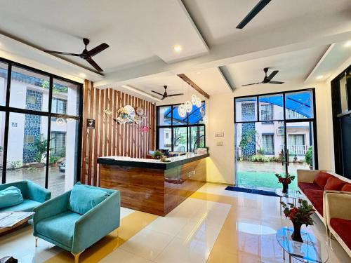 Posezení v ubytování Le Tranquil Resort