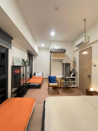 Postel nebo postele na pokoji v ubytování TranquiLoft LuxLiving