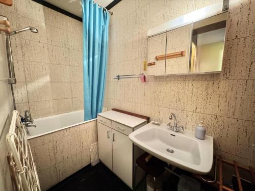 Koupelna v ubytování Résidence Olan - STUDIO 6 PERSONNES PIED DES PISTES MAE-9403