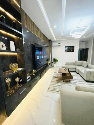 Posezení v ubytování Nova rise apartments
